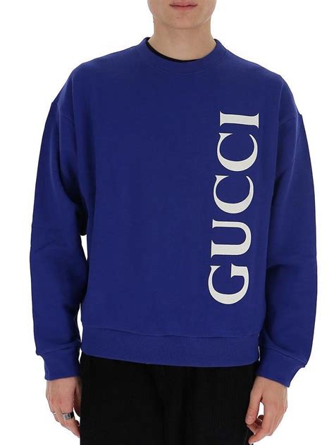 gucci logo print sweater